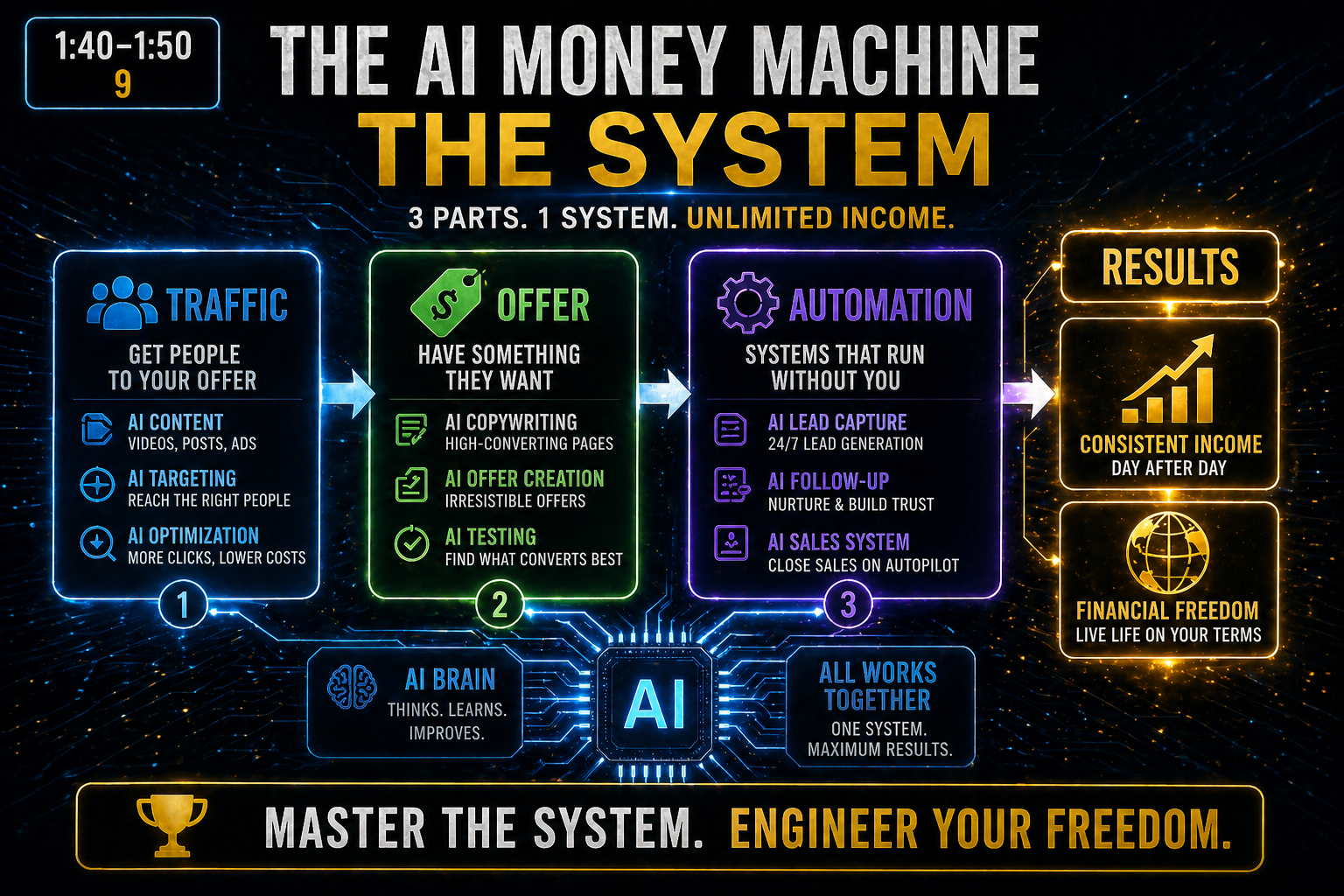 Digital strategy visual for AI side income section