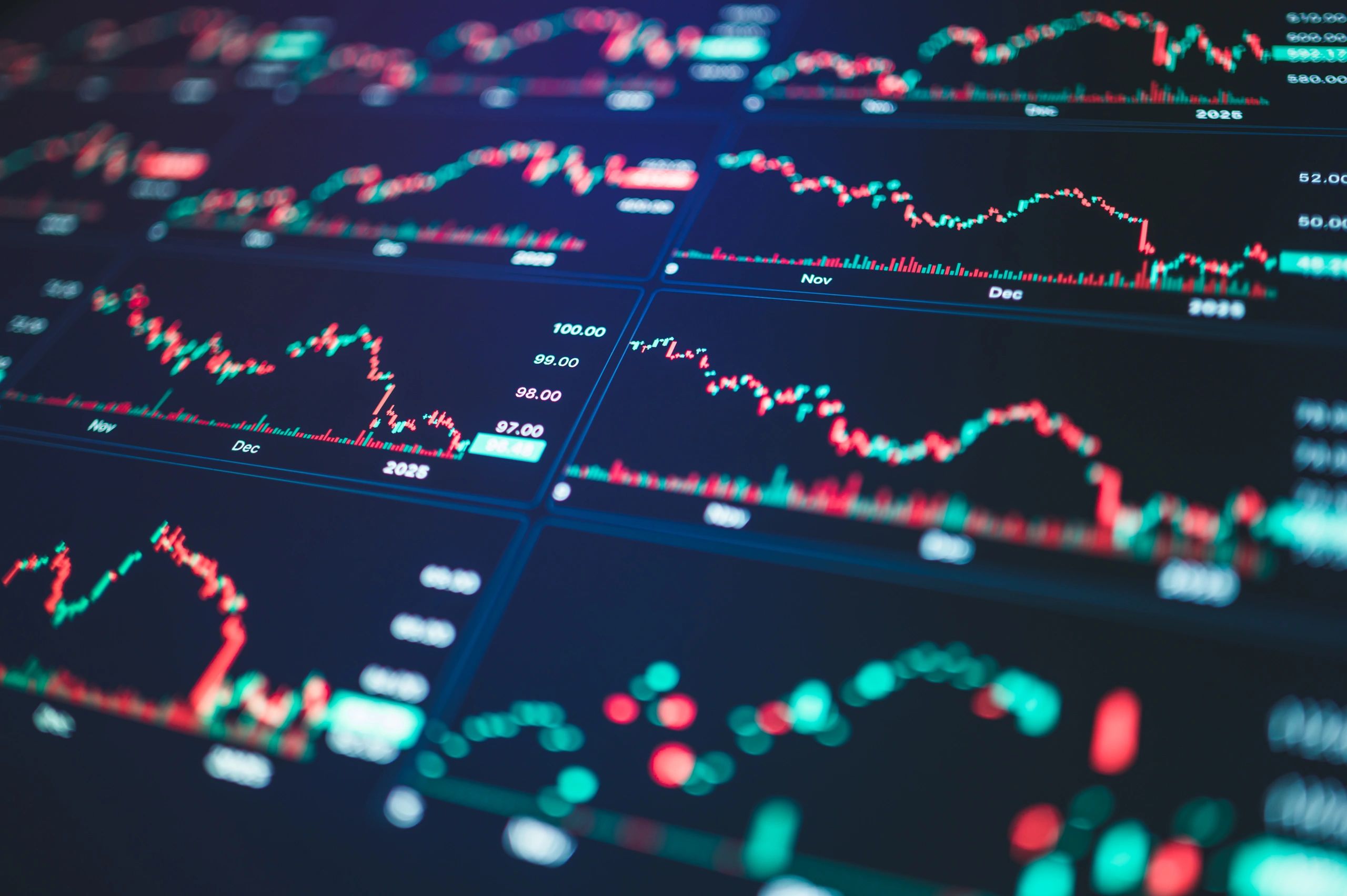 Financial dashboard on laptop screen representing AI-powered income opportunities